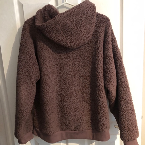 Small American Eagle Sherpa Hoodie - Picture 2 of 3